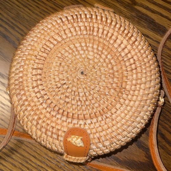 ROUND RATTAN SMALL PURSE/CROSSBODY - Picture 4 of 8